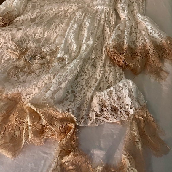 VENUS Mini Boho Chic Dress Lace Sequins Embroidered - Perfect for Special Events - Picture 4 of 11